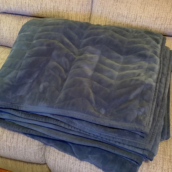 UGG Bedding Ugg Dark Pine Green Quilted Two Layer Plush And Velour